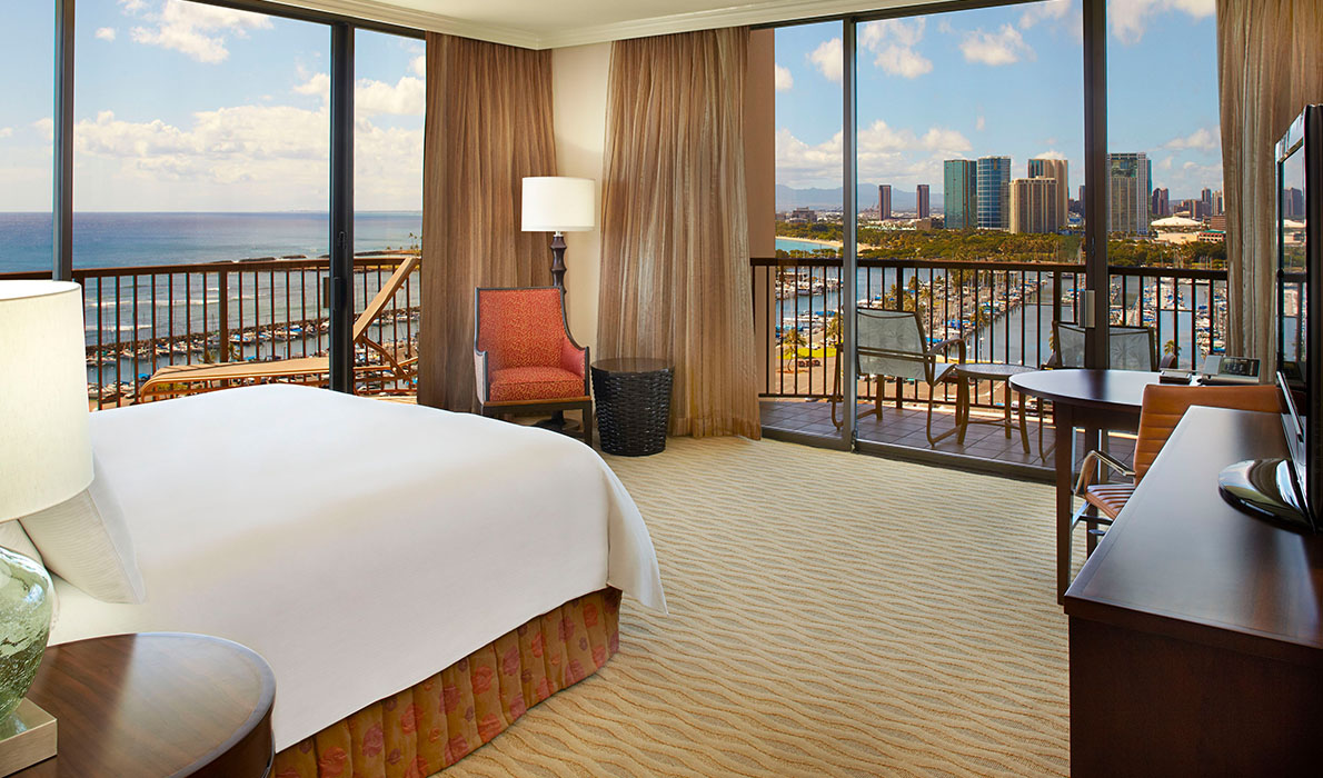 コーナーオーシャンフロント キングルーム － ラグーンビュー画像