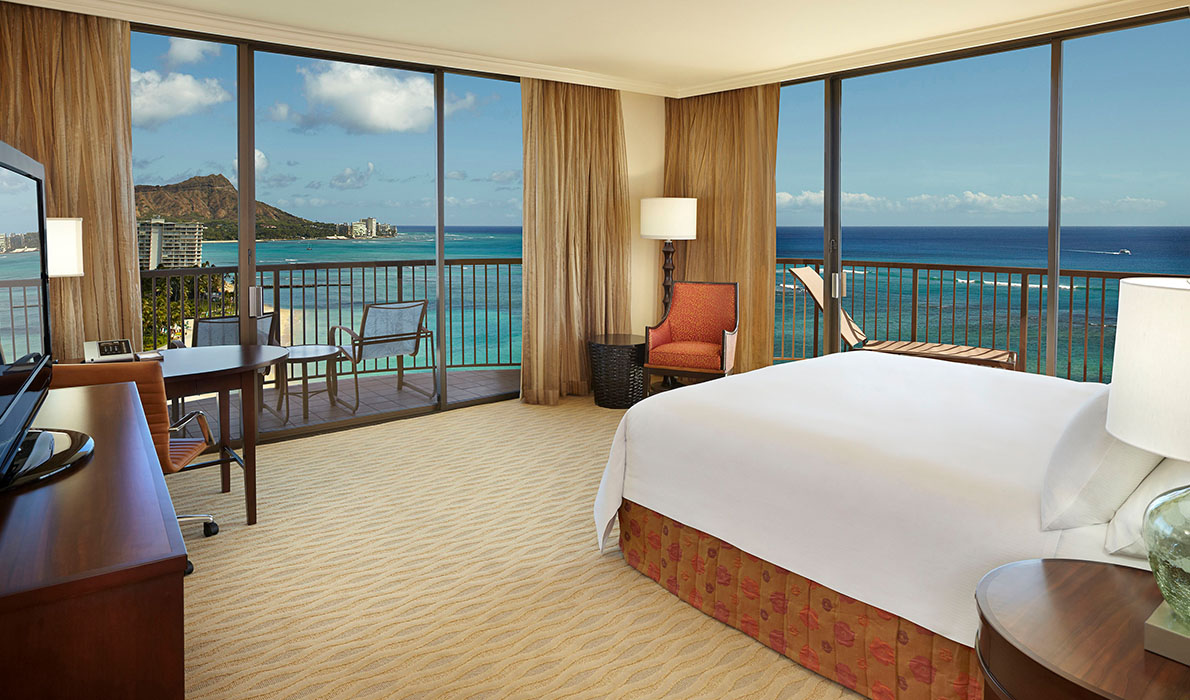 コーナーキングルーム － ダイヤモンドヘッドビュー画像