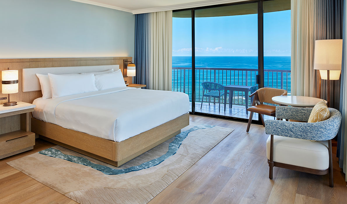 レインボー カイ コーナーオーシャンフロント キングルーム － ラグーンビュー画像