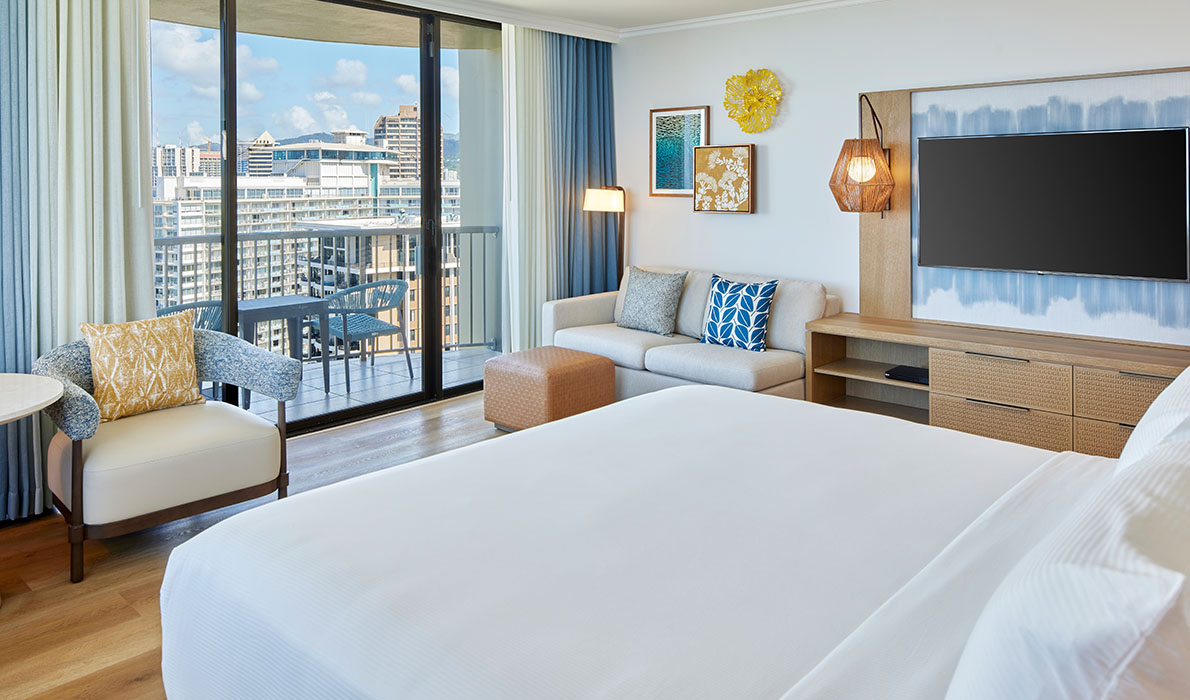 レインボー カイ コーナーオーシャンフロント キングルーム － ラグーンビュー画像