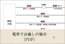 電車でお越しの場合(PDF)